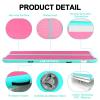 HMTAOLIFE Inflatable Air Gymnastics Mat Tumble Track, 6.6/10/13/16/20ft Tumbling Mat Air Tumbling Track, Air Training Mat with Air Pump for Home/Water Fun/Gym/Yoga/Training/Cheerleading view 2