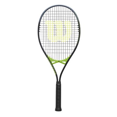 Wilson WR147610U2 Rigid Tennis Racquet [Strung Up] Aggressor Grip Size 2, Black