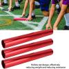 Gavigain 3Pcs Aluminum Alloy Track Field Relay Batons,Track Batons Race Equipments for Running Race Team for Outdoor Running Race Student Relay Events (Red) view 3
