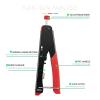 Coaxial Cable Crimping Pliers Set Wire Stripping Tool Kit RG58,RG59,RG6(3C2V,4C2V,5C2V) Compression F Connectors Crimper Tools view 2