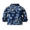 AMIMOJY Christmas Deals Clearance Toddler Boys Girls Windproof Floral Prints Denim Coat Jacket Kids Warm Outerwear Jacket Warm Jacket Prime Big Deal Kids view 4
