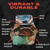 GNARLY DOOD Joe's Valley Rock Climbing Chalk Bucket | for Bouldering Gym & Outdoor Use | Durable Hook & Loop Closure, 2 Zippered Pockets, Easy-Carry Handle view 2