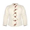 Medieval White Gambeson Thick Padded Cotton Rennaissance for SCA LARP MADE BY MEDIEVAL KNIGHTS (Small) view 1