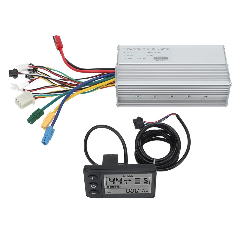 Electric Scooter Controller Kit, S866 LCD Display for 1000W Motor and Rainproof LCD Display for Scooter, LCD Display Kit for 48V Scooter, Efficient Heat Dissipation Controller