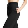 HUE Women's Super Soft Hi-Rise French Terry Jogger Pants with Pockets, Black, X-Large view 3