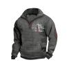 1/4 Zip Stand Collar Long Sleeve Sweatshirts for Men Casual Pullover Quilted Sweatshirts Shirts Workout Tops with Elbow view 1