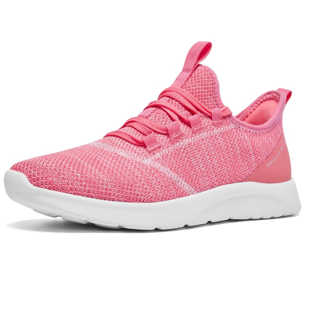 ALEADER Walking Shoes for Women Energycloud Womens Tennis Shoes - Slip on Running Shoes Sneakers for Women Lightweight Comfortable Ladies Workout Gym Athletic Sneakers,Pink Size 9.5
