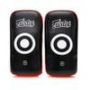 Fairtex Curved MMA Muay Thai Pads for Punching, Blocking, Kicking,Punch, Hitting |Light Weight & Shock Absorbent Boxing Mitts | Extra Padding for Sparring - Black/Red (Extra Long, Pair) view 1