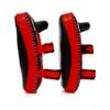 Fairtex Curved MMA Muay Thai Pads for Punching, Blocking, Kicking,Punch, Hitting |Light Weight & Shock Absorbent Boxing Mitts | Extra Padding for Sparring - Black/Red (Extra Long, Pair) view 4