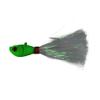 Intent Tackle Mylar Series Bucktail Jig Saltwater Fishing Lure, Fishing Jigs, Saltwater Jigs, Super Sharp Mustad Hooks, Fluke Fishing Lures (Glow, 3 oz) view 1