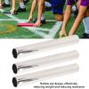 Gavigain 3Pcs Aluminum Alloy Track Field Relay Batons,Track Batons Race Equipments for Running Race Team for Outdoor Running Race Student Relay Events (Silver) view 3