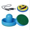New Air Hockey Pucks and Paddles - Rechargeable Floating Air Hockey Pucks for Any Flat Surface, Include a Charging Cable and Electronic Rechargeable Mini Air Hockey Pucks, 2 Air Hocky Strikers view 1