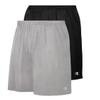 Champion Gym Shorts Men Big and Tall - 2 Pack Performance Dry Fit Running Shorts Black/Silver view 1