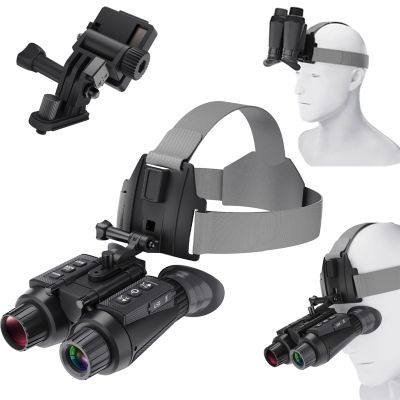 HUVIOVED NV8300 3D 4K Night Vision Goggles with 3D Vision Effect, Night Vision Binoculars Telescope with 8 X Digital Zoom and 7 Infrared for Save Photo Video