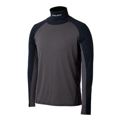 Bauer - Senior Long Sleeve Neckprotect (Grey, M), Medium