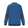 1/4 Zip Stand Collar Long Sleeve Sweatshirts for Men Casual Pullover Quilted Sweatshirts Shirts Workout Tops with Elbow view 3
