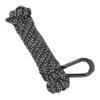 Allen Company Reflective Hoist Rope, 25'Feet Long, Black view 1