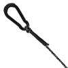 Allen Company Reflective Hoist Rope, 25'Feet Long, Black view 3