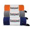 Bait Towel 3 Pack Fishing Towels with Clip, Plush Microfiber nap Fabric, 16x16, The Original Bait Towel Value 3 Pack (Orange-Silver-NAY)
