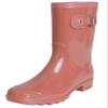 Fubotao Women's Mid Calf Rain Boots Waterproof Fashion Garden Shoes Anti-slipping Rainboots For Women Comfortable Insole Light Rain Shoes view 1
