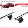 accessorypart Compatible with Kia Stinger 2018-2023 ACE-4 Car Roof Rack Cross Bar Grey Aluminium 2 Bars view 4