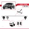 accessorypart Compatible with Lancia Thema 2 2011-2014 ACE-4 Car Roof Rack Cross Bar Grey Aluminium 2 Bars view 3