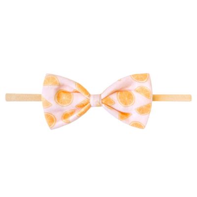 Copper Pearl Bowtie Baby Bow Cutie