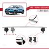 accessorypart Compatible with Opel/Vauxhall Crossland X 2017-2020 ACE-4 Car Roof Rack Cross Bar Grey Aluminium 2 Bars view 3