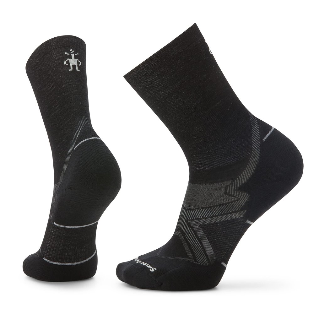 Smartwool Run Cold Weather Targeted Cushion Crew Sock, Black, XXL
