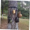 BESPORTBLE 5pcs Tree Stand Multi Hook Hooks Straps Key Hanger for Garage Outdoor Hanging view 3