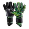 Storelli Electric Goalkeeper Gloves, High-Impact Hand Protection with 5 Removable Finger Spines, German Contact Latex, Wrist Strap, Extended Cuff, Youth & Adults, Unisex, 1 Pair, Green Camo, Size 10 view 1