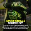 Storelli Electric Goalkeeper Gloves, High-Impact Hand Protection with 5 Removable Finger Spines, German Contact Latex, Wrist Strap, Extended Cuff, Youth & Adults, Unisex, 1 Pair, Green Camo, Size 10 view 4