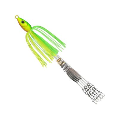 Umbrella Fishing Rig Kits 5 Arms Umbrella Rig Bass Lures Swimming Baits Bass Fishing Group Lures Snap Swivels Spinner Fishing Bass Lures Baits Kits Durable Flexible For Bass Fishing Lures Baits