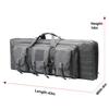 42 Inch Tactical Double Long Gun Bag Case Backpack w/Pistol Handgun Case,Lockable Zipper Padded Side Carry Strap for Shooting Range Sports Storage and Transport Hunting view 3