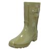 Fubotao Women's Mid Calf Rain Boots Waterproof Fashion Garden Shoes Anti-slipping Rainboots For Women Comfortable Insole Light Rain Shoes view 1