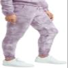 Member's Mark Women's Soft Classic Fit Reverse Fleece Jogger Sweatpants Purple Tie Dye M view 3