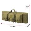 38 Inch Tactical Double Long Gun Bag Case Backpack w/Pistol Handgun Case,Lockable Zipper Padded Side Carry Strap for Shooting Range Sports Storage and Transport Hunting view 3