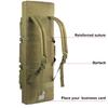 38 Inch Tactical Double Long Gun Bag Case Backpack w/Pistol Handgun Case,Lockable Zipper Padded Side Carry Strap for Shooting Range Sports Storage and Transport Hunting view 4