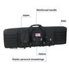 HYKING 48 Inch Tactical Double Long Gun Bag Case Backpack w/Pistol Handgun Case,Lockable Zipper Padded Side Carry Strap for Shooting Range Sports Storage and Transport Hunting view 4