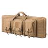 42 Inch Tactical Double Long Gun Bag Case Backpack w/Pistol Handgun Case,Lockable Zipper Padded Side Carry Strap for Shooting Range Sports Storage and Transport Hunting view 1