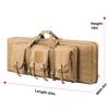 42 Inch Tactical Double Long Gun Bag Case Backpack w/Pistol Handgun Case,Lockable Zipper Padded Side Carry Strap for Shooting Range Sports Storage and Transport Hunting view 3