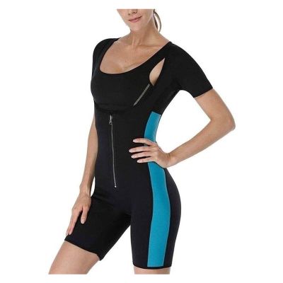Women's Corset Corset Slimming Training Waist Corset Slimming Shirt Waist Shaper Fitness Sauna Suits Sports Tank Top Neoprene Sweat Vest Body Shaper Sauna Suits ( Color : Blue , Size : Medium )
