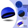 Ouligay 4Pcs Wave Caps for Men Soft Breathable Shower Cap Elastic Running Cap Sleep Hats for Men Women Cycling Running Sports Multicoloured view 2