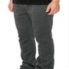 VICTORIOUS Men's Lightweight Fleece Drawstring Elastic Cuff Sweatpants FL91 - Heather Charcoal 2X-Large view 2