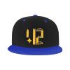 axxor Pittsburgh Skyline 412 Flat Bill Hat Unisex Kids Adjustable Fashion Hip Hop Flat Bill Hat Blue view 2