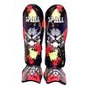 Spall Pro US Muay Thai Shin Guards for Kickboxing Martial Arts BJJ Boxing Equipment MMA Training and Sparring Leg Guard with Instep Protection Pads Scary (Blue, XS) view 1