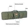 HYKING 48 Inch Tactical Double Long Gun Bag Case Backpack w/Pistol Handgun Case,Lockable Zipper Padded Side Carry Strap for Shooting Range Sports Storage and Transport Hunting view 4