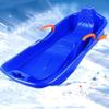 Children's Sledges, Winter Tandem Sledges, Plastic High Back Sledges, Sledges with Brakes and Pull Ropes view 3