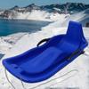 Children's Sledges, Winter Tandem Sledges, Plastic High Back Sledges, Sledges with Brakes and Pull Ropes view 1