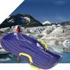 Winter Tandem Sledges, Thickened Plastic Sledges, Children's Sledges, Sledges with Brakes and Pull Ropes view 3